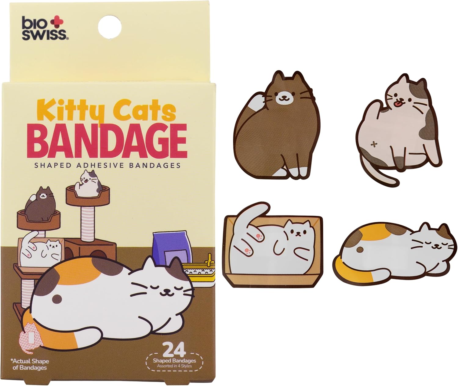 BioSwiss Bandages, Self Adhesive Bandage Set, Latex Free, Sterile Wound Care Quick Pick Grocers
